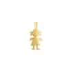 14k Yellow Gold Mini Girl Charm