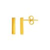 Bar Post Earrings in 14k Yellow Gold