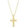 14K Yellow Gold Polished Cross Pendant