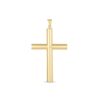 14k Yellow Gold High Polish Classic Cross Pendant
