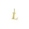 14K Yellow Gold Initial L Charm Pendant