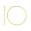 Endless Hoop Style Earrings in 14K Yellow Gold(1.2x35mm)