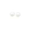 14k Yellow Gold Freshwater Cultured White Pearl Stud Earrings (4mm)