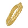 14K Yellow Gold Tubogas Triple Wrap Bangle