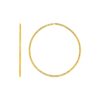 Textured Endless Hoop Earrings in 14k Yellow Gold(1.2x40mm)