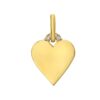 14K Yellow Gold Polished Heart Charm Pendant