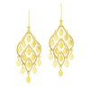 14K Yellow Gold Polished Chandelier Earring