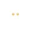 10k Yellow Gold Round Stud Earrings (5mm)