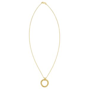 14K Yellow Gold Interlocking Medium Trinity Necklace