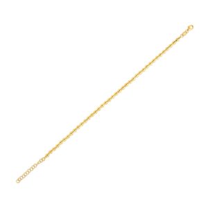 Duo Bead Bracelet in 14K Yellow Gold (3.00mm)