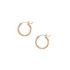 Classic Hoop Earrings in 14K Rose Gold (2x15 mm)